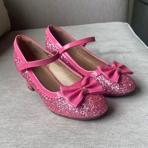 Sparkly pink heels